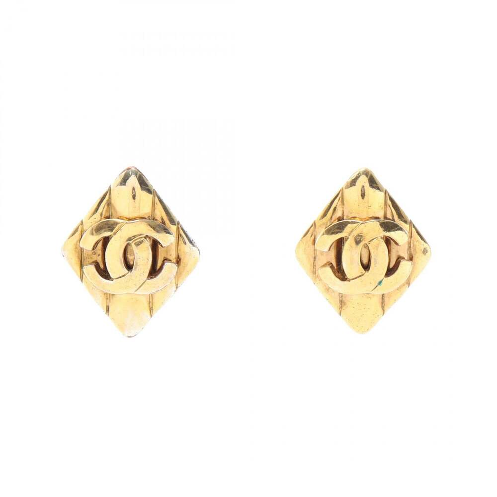 Chanel Cc Logo Clip-On Earrings Metal #312594C93B